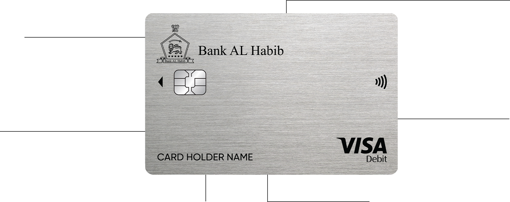 Silver Debit Card