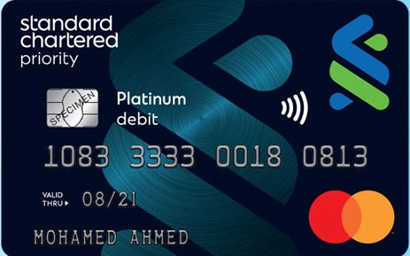 Priority Platinum debit card